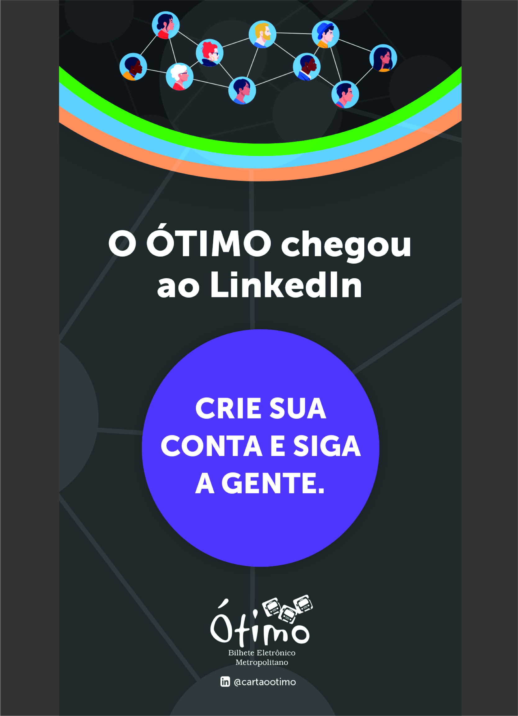 Consórcio lança página no LinkedIn para conversar com clientes ÓTIMO e mostrar que o setor de transporte é um segmento com propósitos
